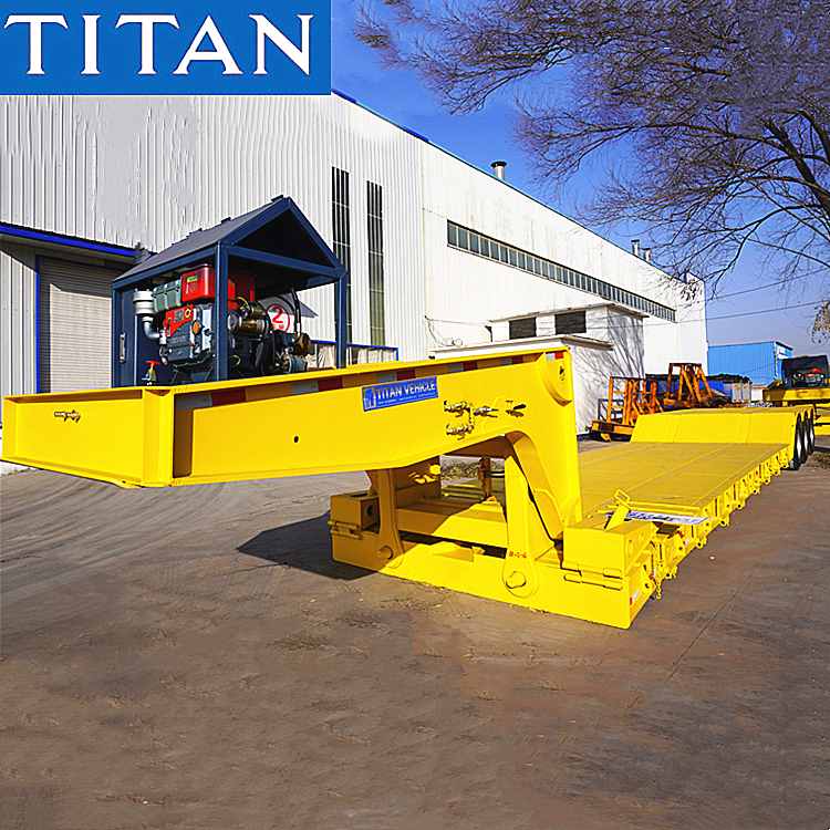 Tri Axle Small Lowboy Trailer 