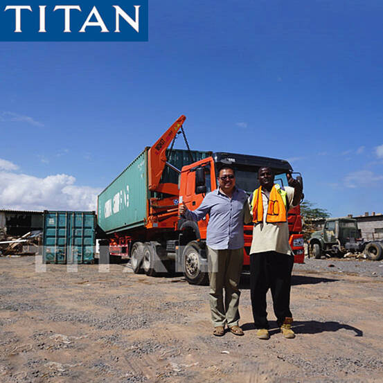 Xe đầu kéo chở container 45 tấn