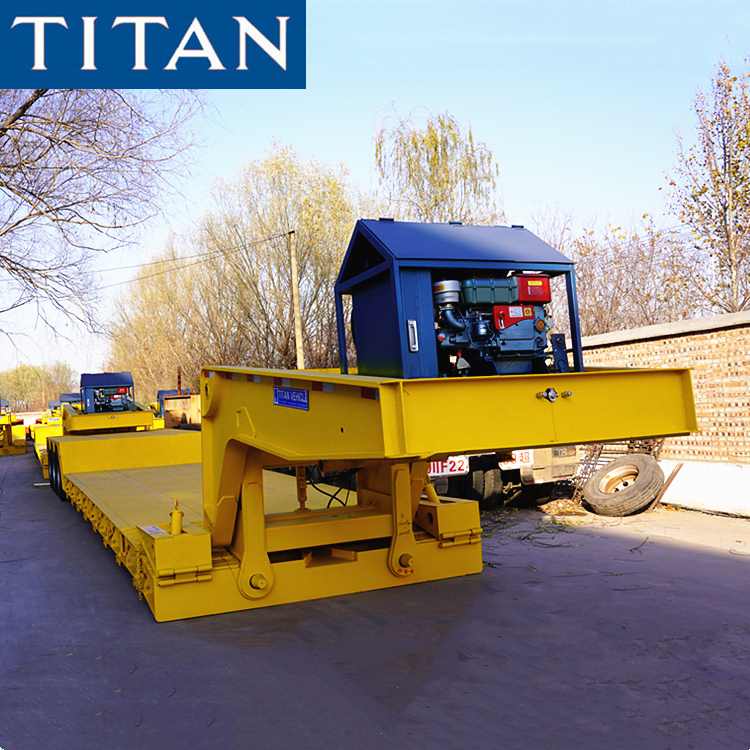3 Axle Detach Lowboy Trailer for Sale