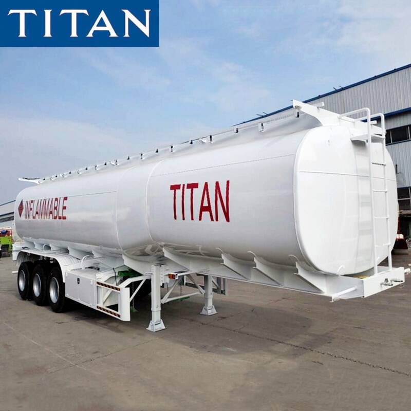 Used 3 Axle Fuel Tanker Trailer 