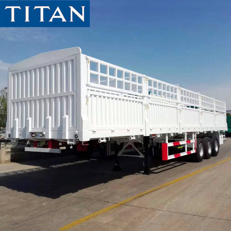 3 Axle 60T Fence Truck Trailer