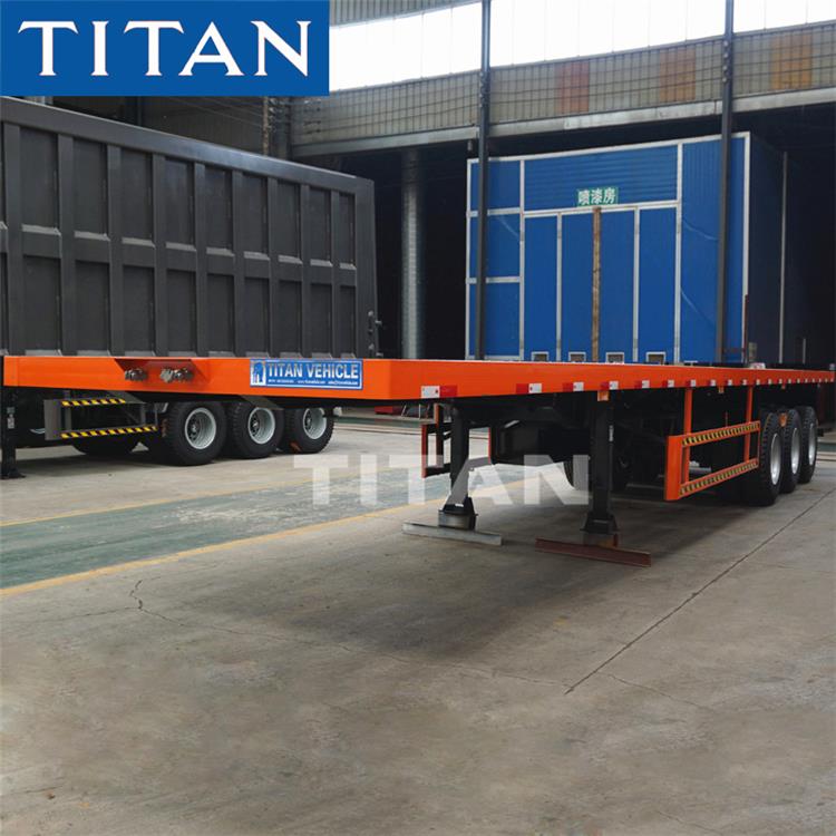 Trailer sàn phẳng Tri trục