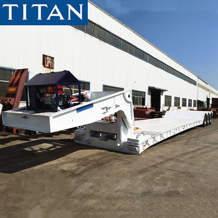 60Ton Lowboy Gooseneck Trailer for Sale