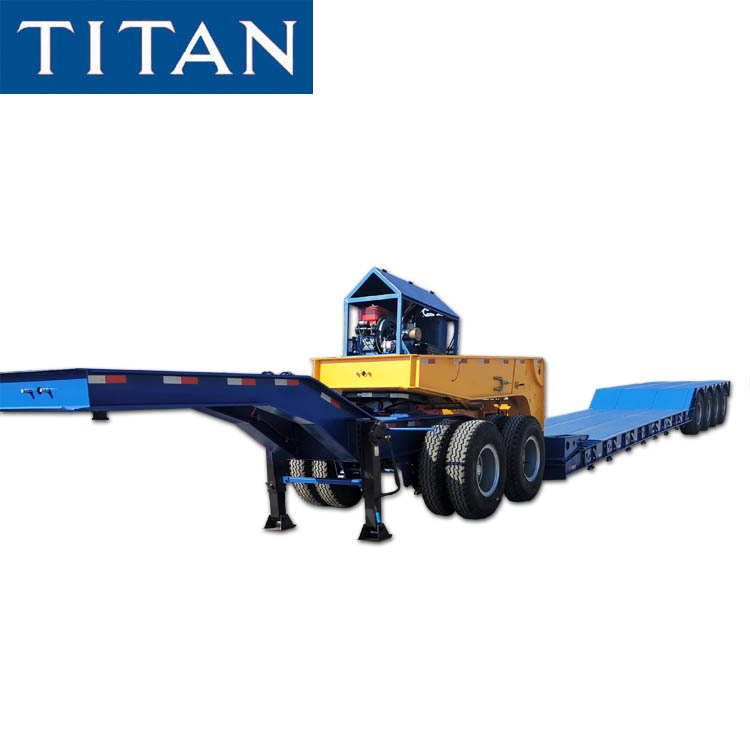 150T Low Bed Gooseneck Trailer