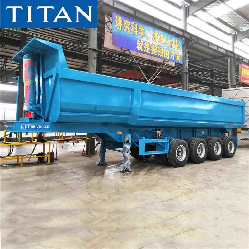 4 Axle 80 Ton End Dump Trailer