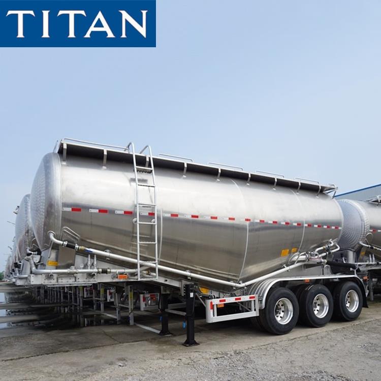 Aluminium Alloy Pneumatic Cement Tanker Trailer