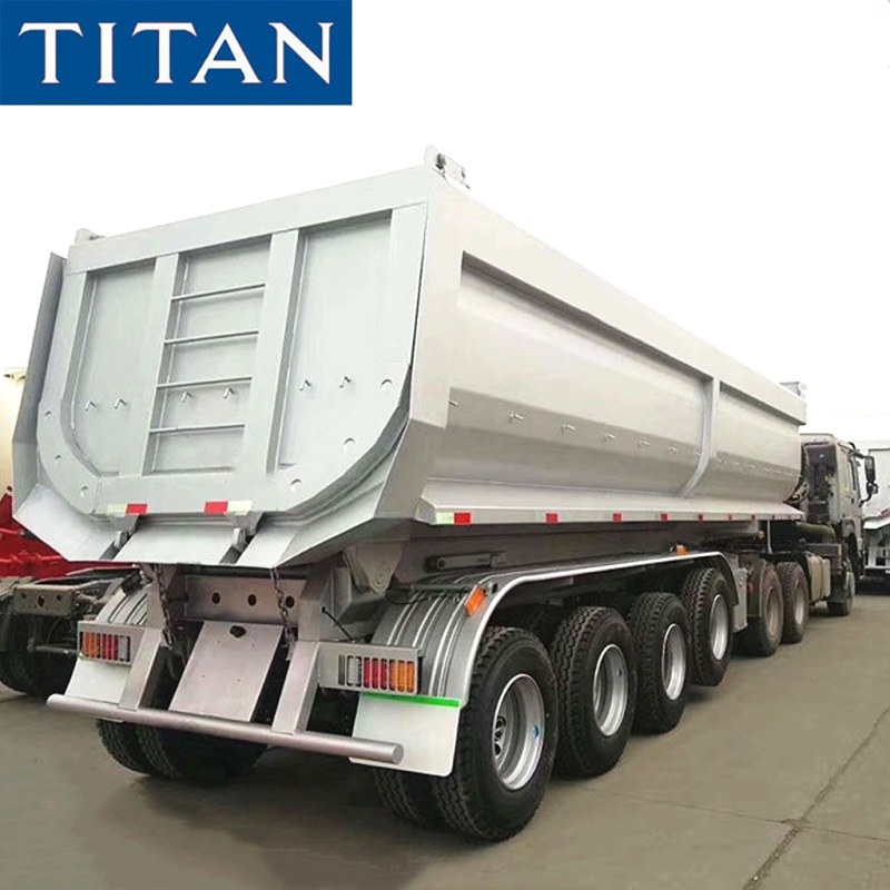 4 Axle End Dump Trailer