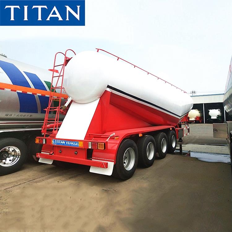 4 Axle Silo Cement Tank Trailer