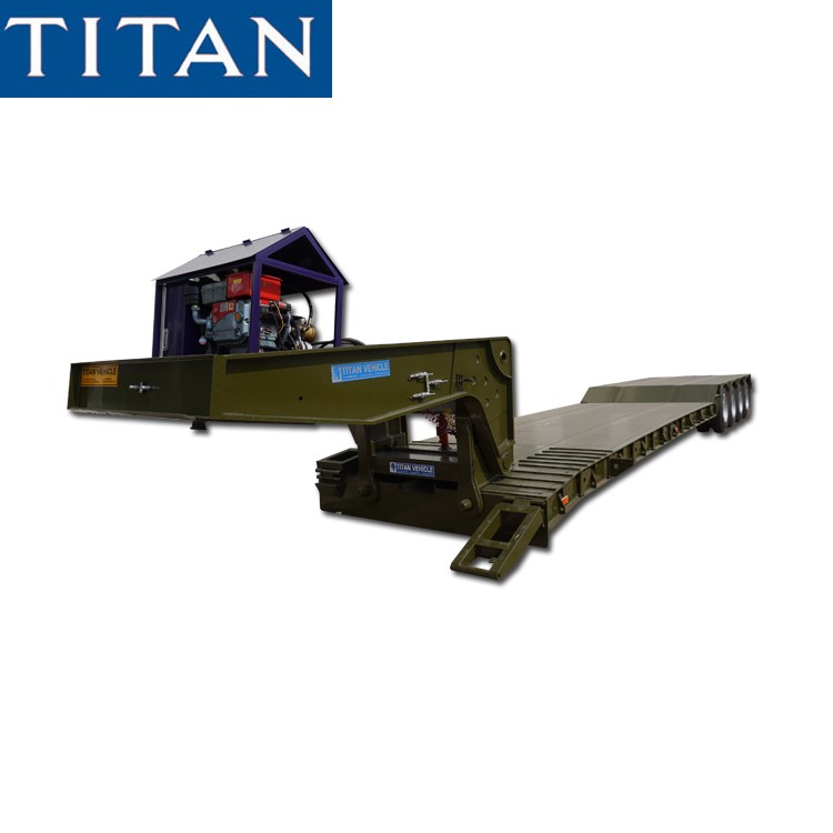 4 Axle 100 Ton Detachable Gooseneck Trailer