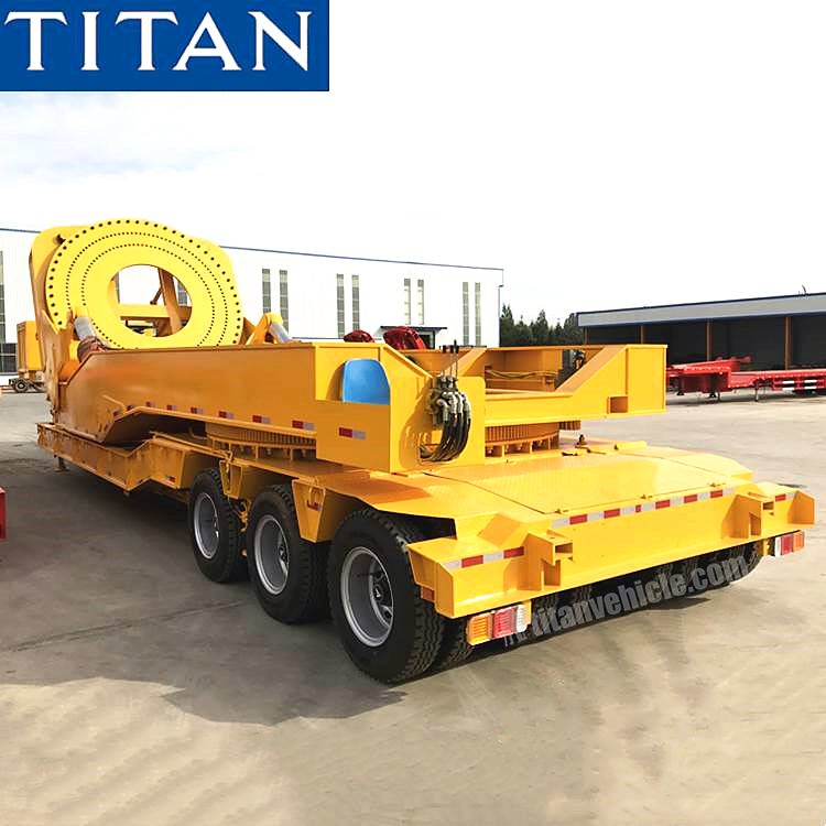 3 Line 6 Axle Wind Turbine Transportation Trailer
