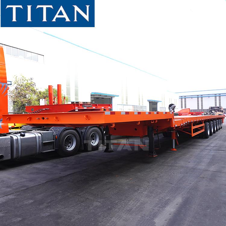 6 trục 62 mét Trailer có thể mở rộng