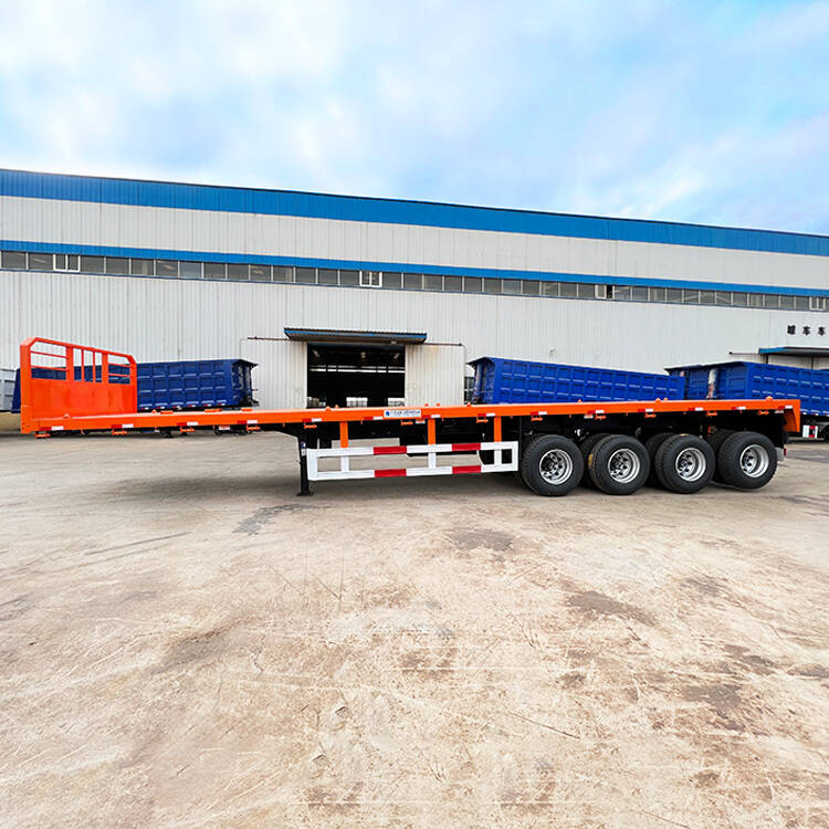 4 Axle 48 Ft Flatbed Trailer