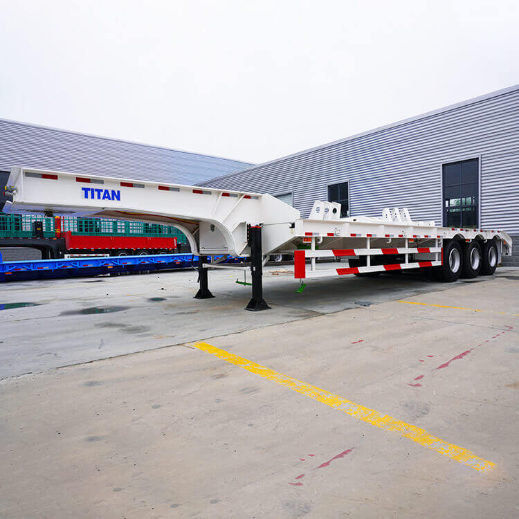 3 Axle 60ton Lowbed Trailer