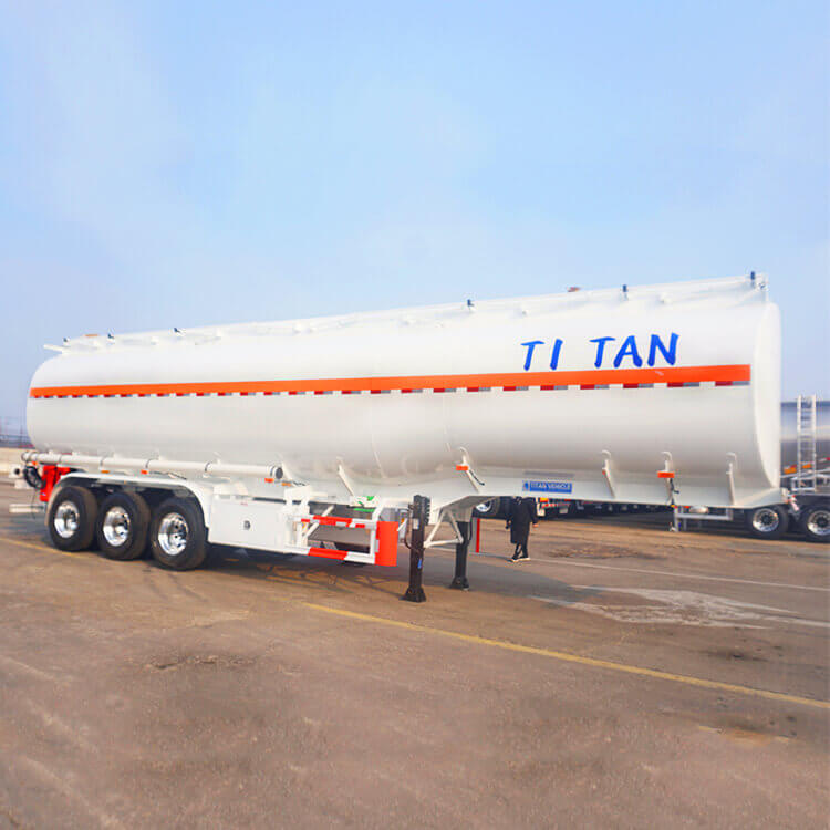 3 Axle 42000L Stainless Steel Tanker Trailers