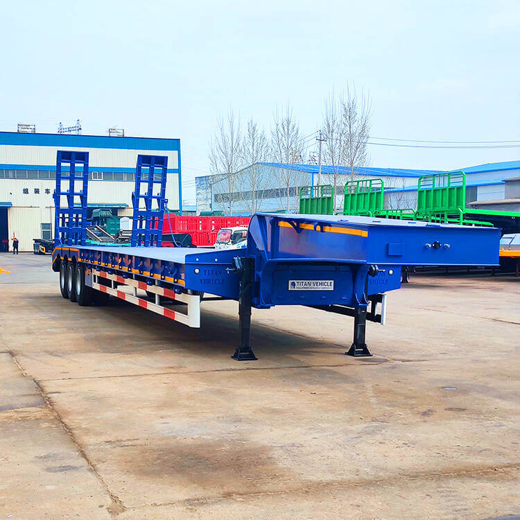 3 Axle 80ton Low Loader Trailer