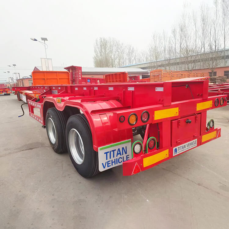 2 Axle 20 ft Skeleton Trailer