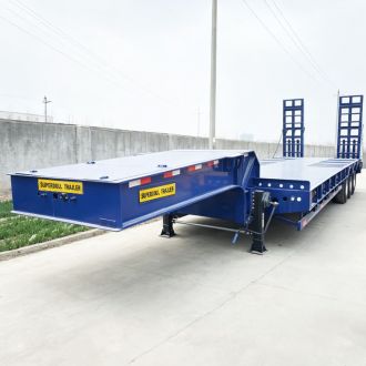 Super Doll Tri Axle Low Bed Truck Trailer
