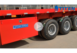 3 trục xe kéo phẳng 40ft