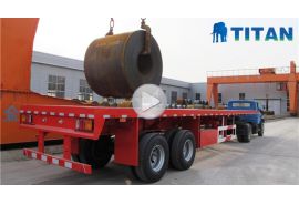 Trailer hệ thống treo bằng phẳng Bogie