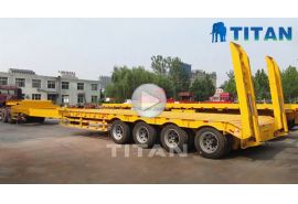Xe đầu kéo giường thấp có thể kéo dài