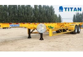 Rơ moóc thùng container 2 trục