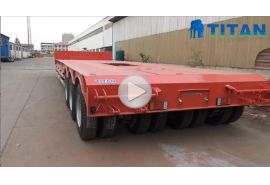 Xe đầu kéo mô-đun Lowbed 3 dòng 6 trục