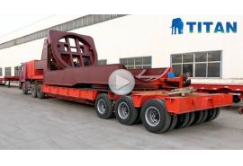 Trailer vận chuyển cánh tuabin gió